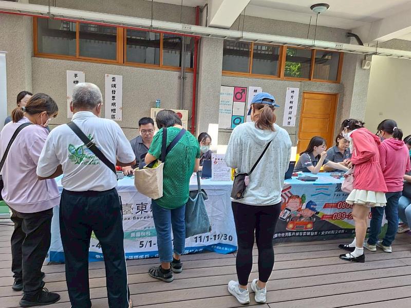 最後一場『租稅柑仔店』 臺東縣稅務局募集發票傳遞愛與關懷