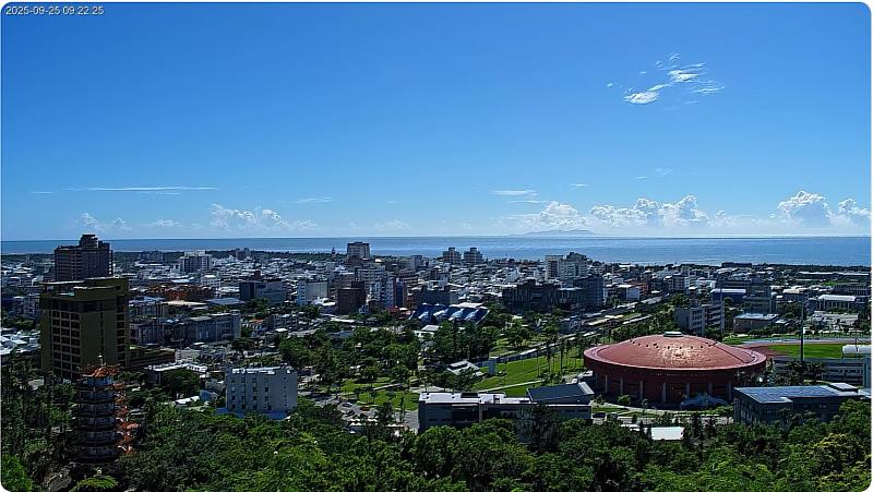 臺東鯉魚山即時影像正式上線 帶您隨時欣賞山海美景