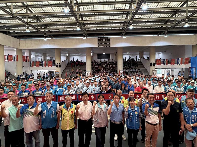 新竹後指部軍人運動會大合影。