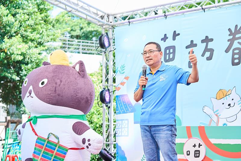 新北市長侯友宜表示，以保存、活化、參與的方式，透過舉辦眷村文化節，讓大家在體驗中了解眷村的故事。