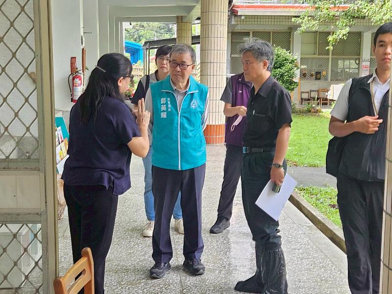 台東縣府即時掌握災情 教育部長勘災允全力協助新武分校