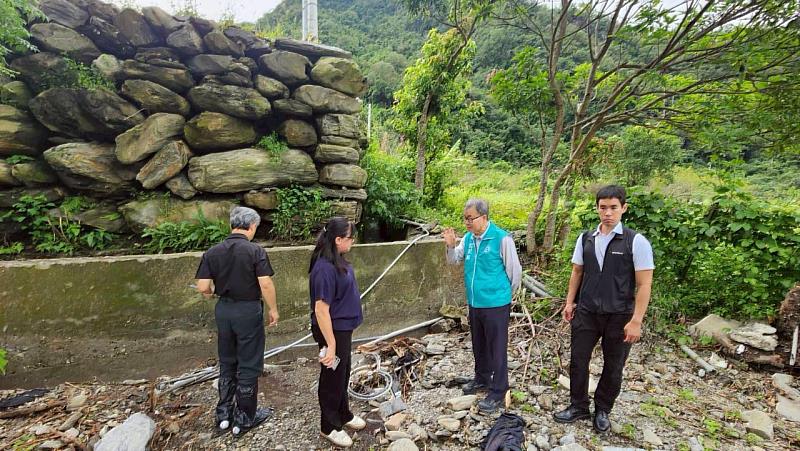 台東縣府即時掌握災情 教育部長勘災允全力協助新武分校