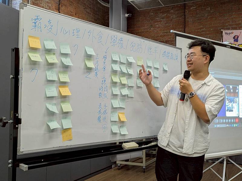 總召蔡長祐主持會議
