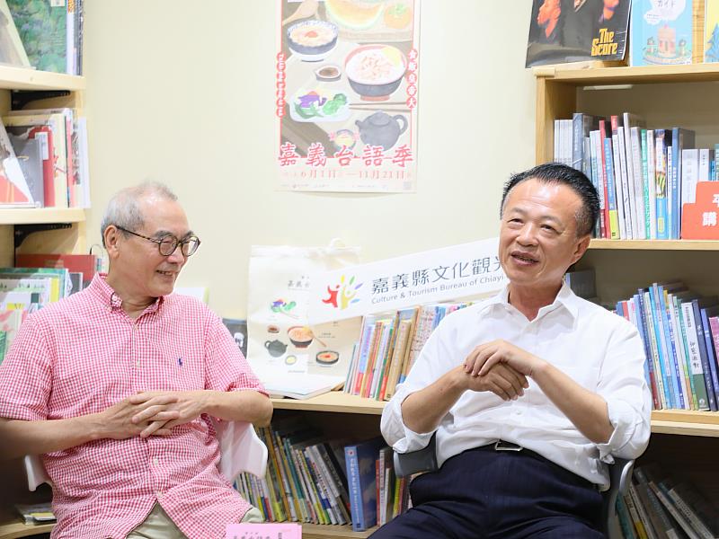 王榮文董事長返鄉義竹　「嘉義台語季」探索在地美食與文化