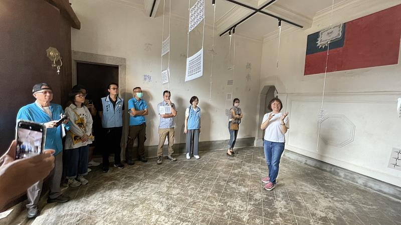 國立臺南生活美學館黃瓊瑩館長分享藝術轉動社區計畫與金門縣文化局合作