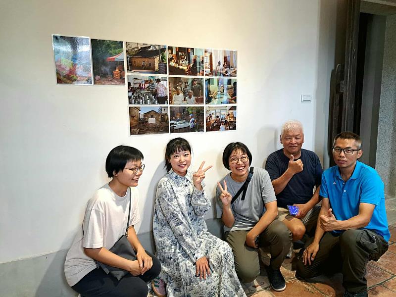 進駐藝術家李瑜芳與古岡社區在地夥伴共創