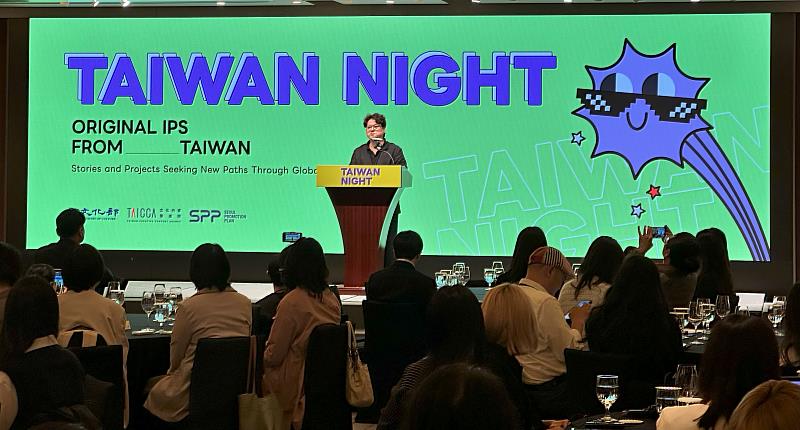 「首爾產業振興院」創意產業部總經理Daehyun Jeon蒞臨現場致詞，期待未來有更多臺韓合作的機會。