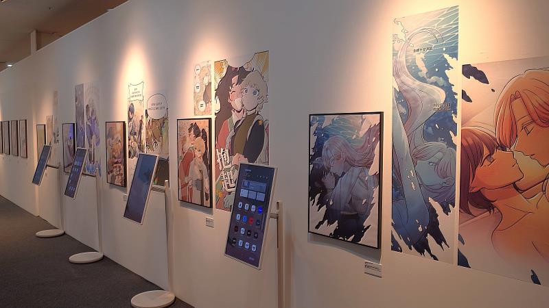 「TAICCA × BIPA 專業進修條漫課」結業作品於釜山條漫節現場展出。