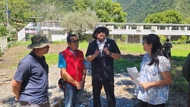 臺東縣府持續關懷會勘海端受災校園 加速復原守護學童