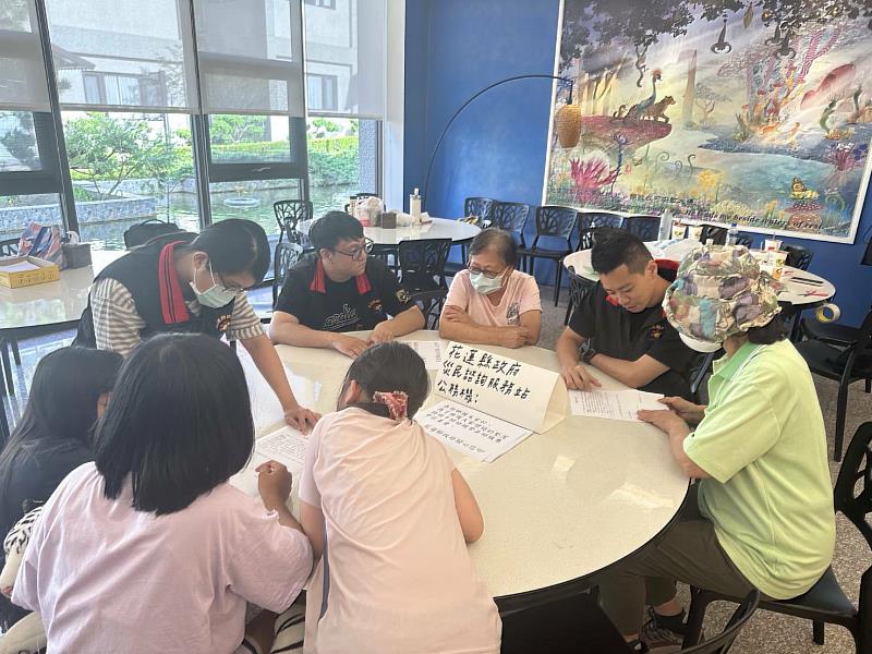 花蓮縣政府攜手虎爺溫泉渡假莊園共創守護網 成立災民諮詢服務站