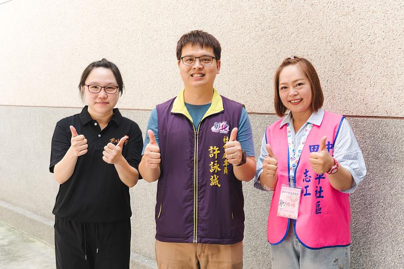 彰化縣社會處代理科長許詠誠以行動支持女路活動