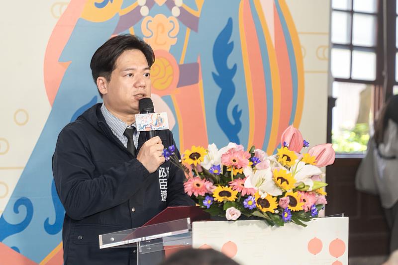 代理市長邱臣遠致詞邀請市民及遊客一同來體驗。