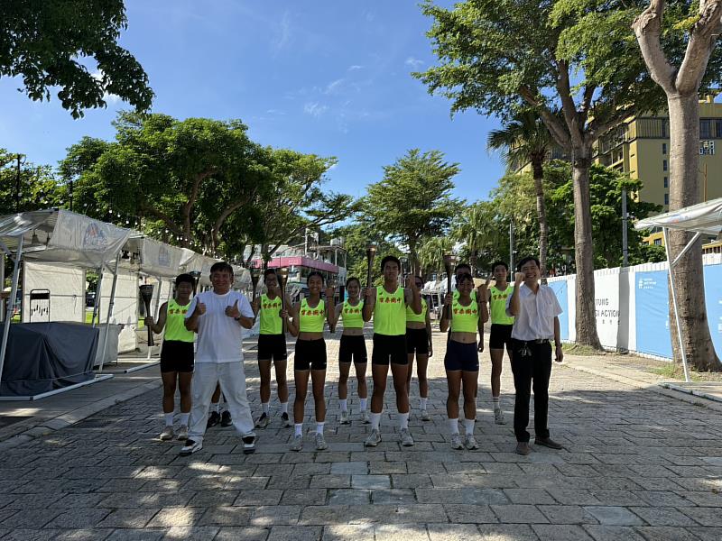 全國運動會聖火傳遞台東 縣府為選手打氣 允諾全力支持