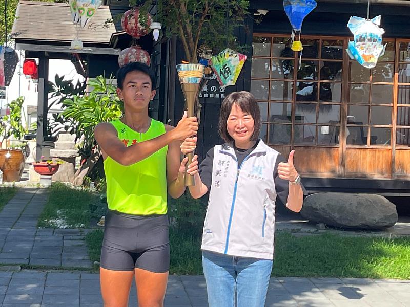 全國運動會聖火傳遞台東 縣府為選手打氣 允諾全力支持