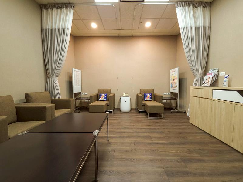 新竹市演藝廳哺集乳室改善工程完工圖。