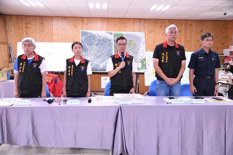 縣府說明救災進度，明起發放5萬慰問金