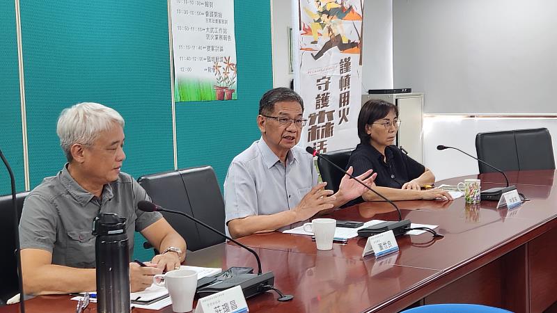 防火座談會，董世良副分署長強調森林防火作業的重要