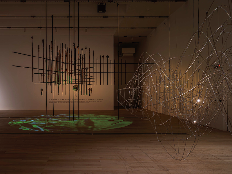 「建築的恐懼與療癒」展場一隅。（攝影：狐色影像製作，新北市美術館提供）