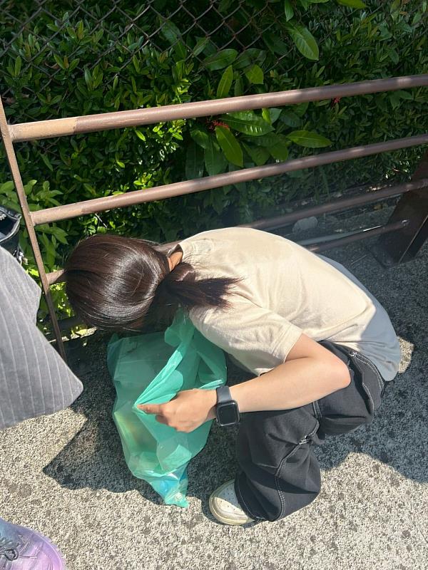 同學細心淨溪小細節也不放過
