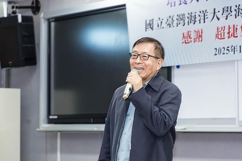 蔡登俊董事長勉勵學弟妹要加強英文能力