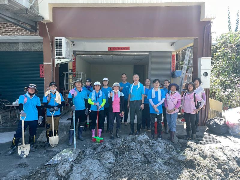 光復鄉公益關懷系列救國團攜手重建家園，愛心凝聚希望