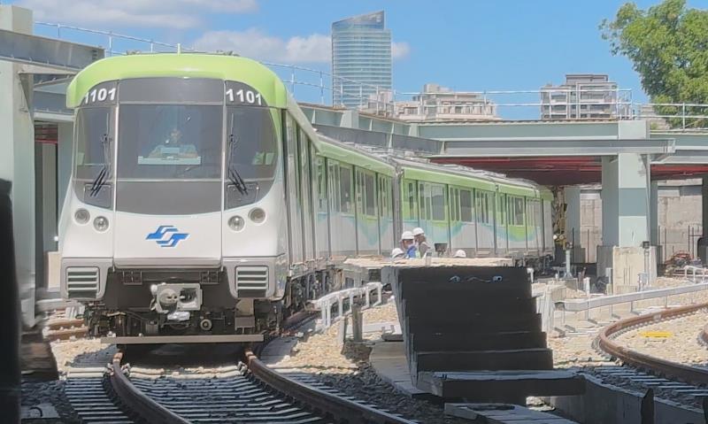 列車已在金城機廠完成各項靜態測試