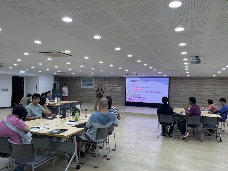 本次課程在中心組長代表致詞下揭開序幕