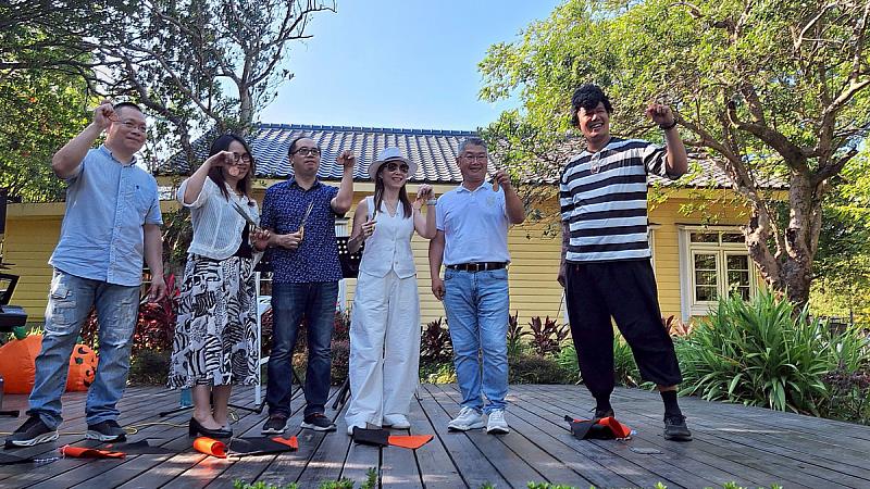 文化大學藝術學院攜手陽明山店家與文化單位舉辦「2025陽明山草地音樂季」，開幕典禮熱鬧登場。