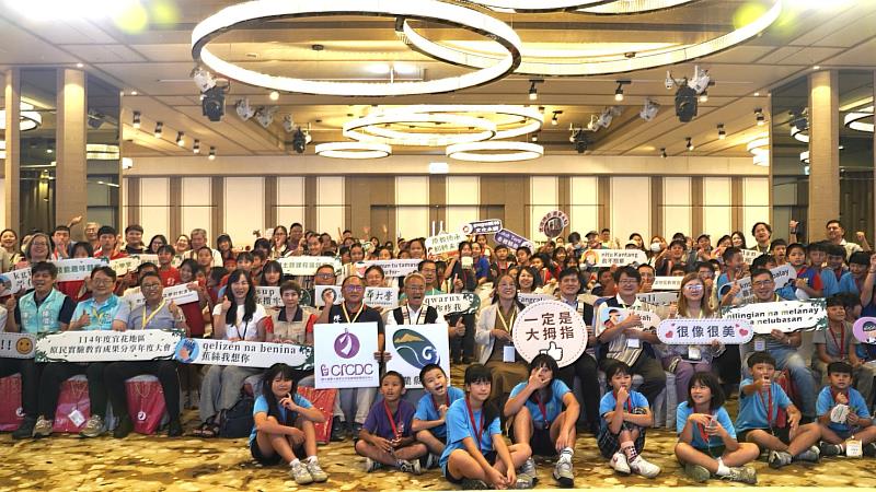 宜花地區原住民族實驗教育成果分享會大合照。