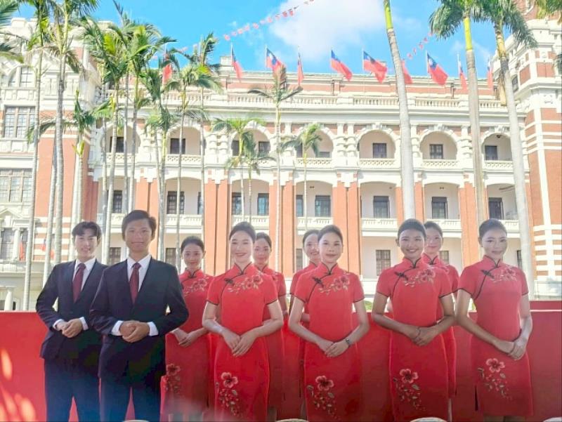 圖三、親善大使團的團員從暑假起就投入自主培訓課程。