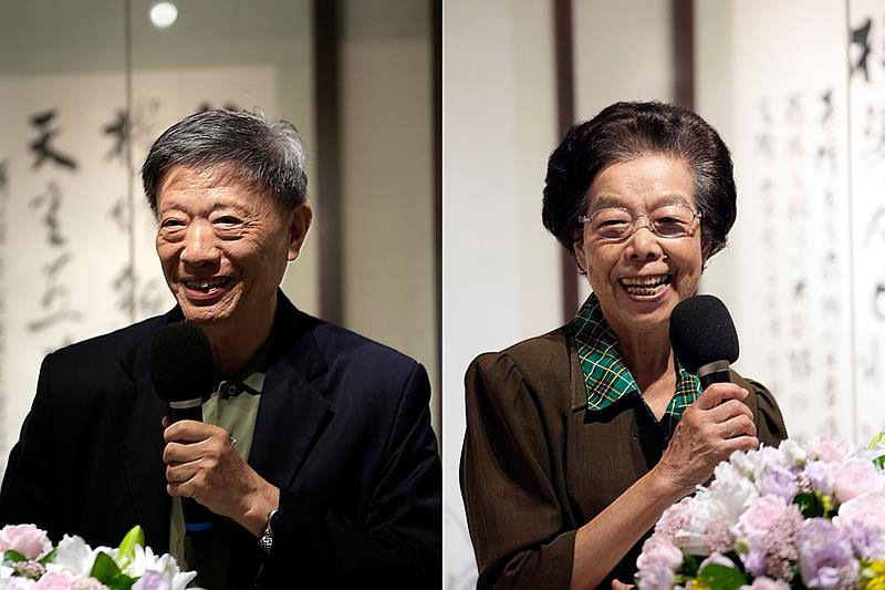 左起：前文化部文化資產局長王壽來、前監察院長張博雅