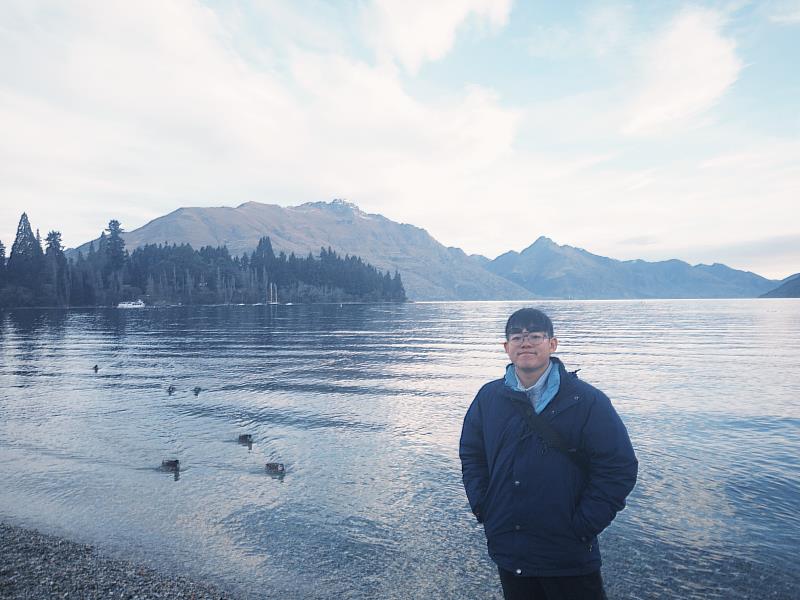 目前就讀成大牙醫學系的江守緯喜歡去各地旅行欣賞美景。