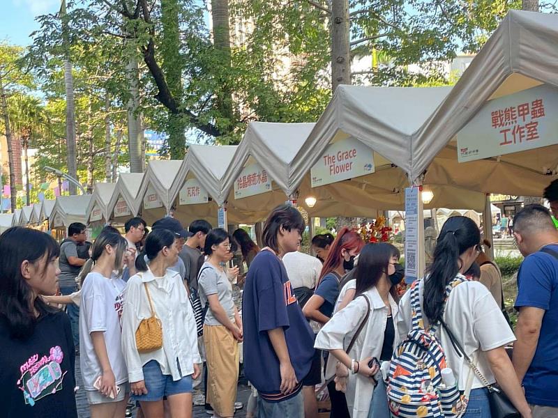 上週的竹風好市集以「一口世界」主題，在3天內吸引逾1.5萬人次到訪。