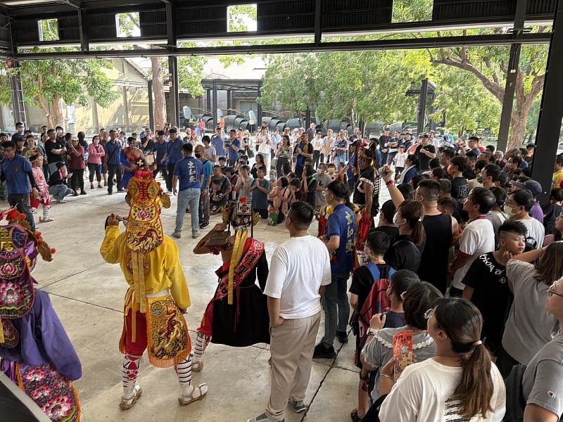 文化旅遊熱潮延燒，臺南古蹟園區展現城市文化魅力。（圖為蕭壠文化園區 藝陣嘉年華活動）