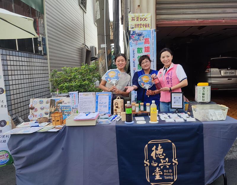 崑大資管系輔導茄萣DOC跨區推廣，參與市集展現文化魅力與數位創意