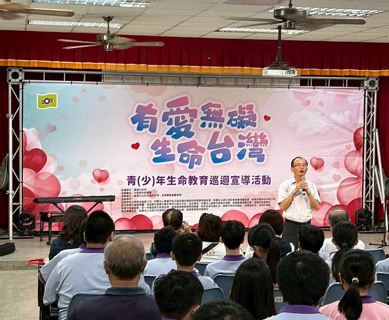 民生國中張金龍校長致詞