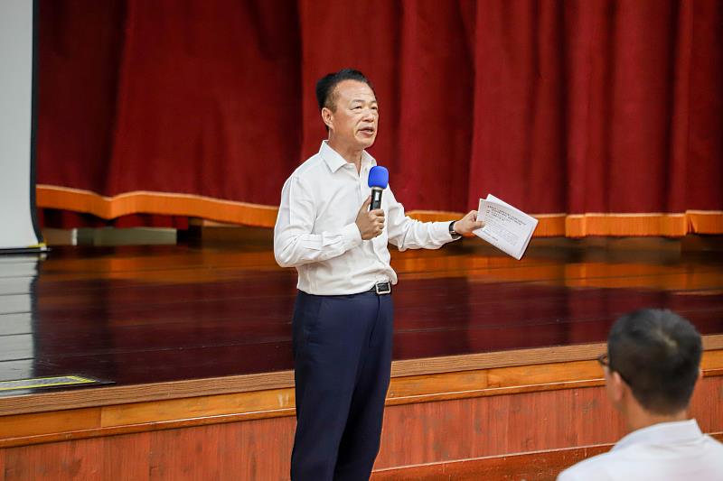 嘉縣政風處舉辦公益揭弊者保護法教育訓練 翁章梁勉勵同仁依法行政