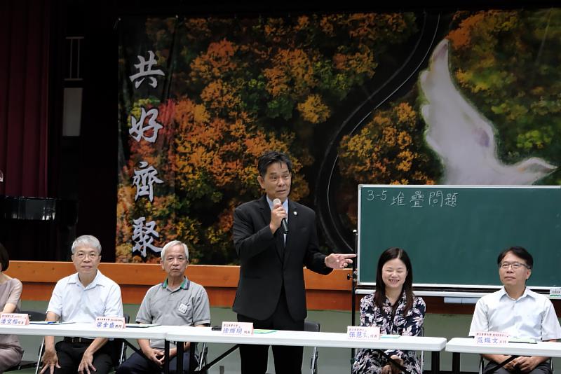 東華大學徐輝明校長勉勵師資生精進教學實務能力。
