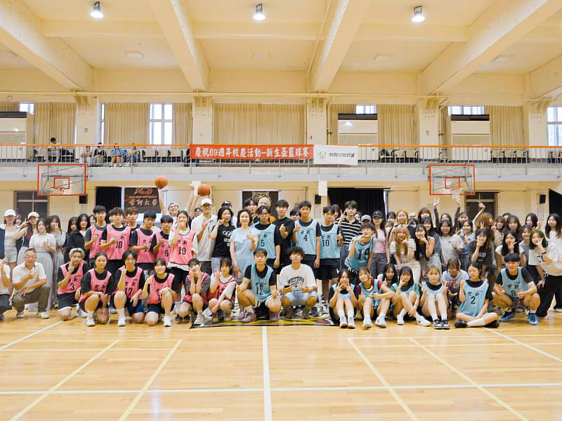 新生盃籃球賽為世新69週年校慶增添活力。(世新大學提供)