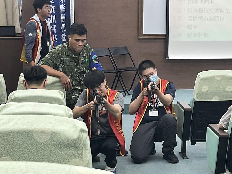 落實全民防衛動員 臺東替代役備役實彈射擊訓練順利完成