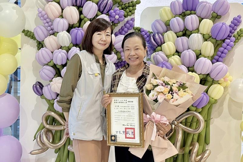 0_觀光新聞處志工林月霞女士 (2)