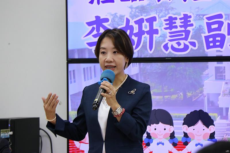 僑委會副委員長李姸慧致詞