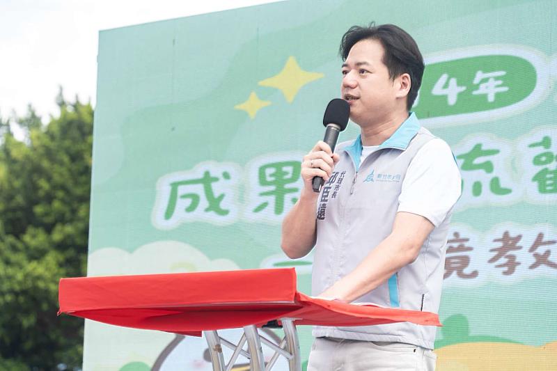 代理市長邱臣遠倡導永續低碳蔬食生活