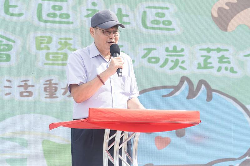 環境部政務次長謝燕儒出席活動，感謝地方社區落實低碳行動。