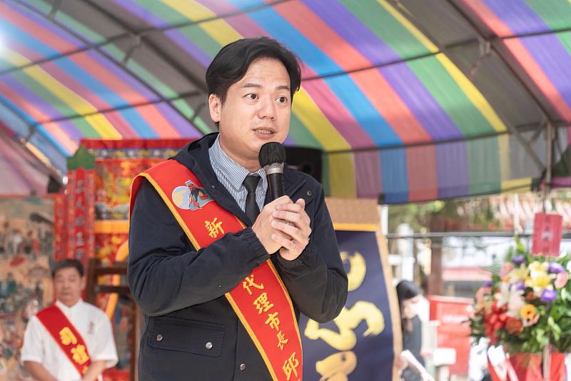代理市長邱臣遠期望以關聖帝君的忠義精神傳承文化