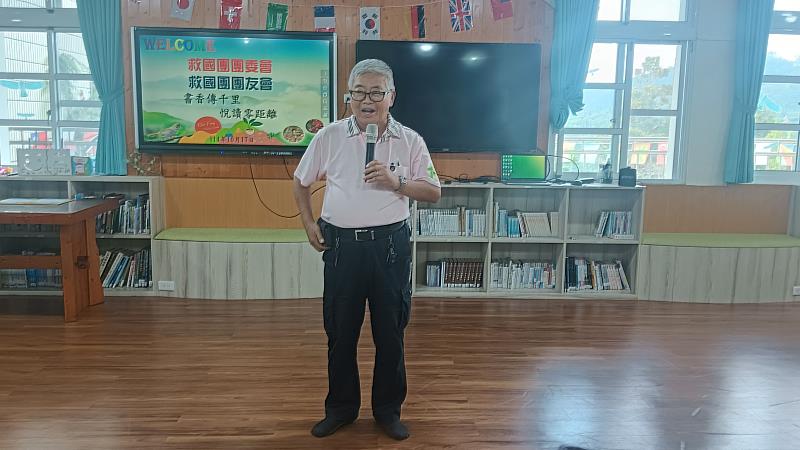 救國團嘉義團委會邱滄浪指導委員致詞