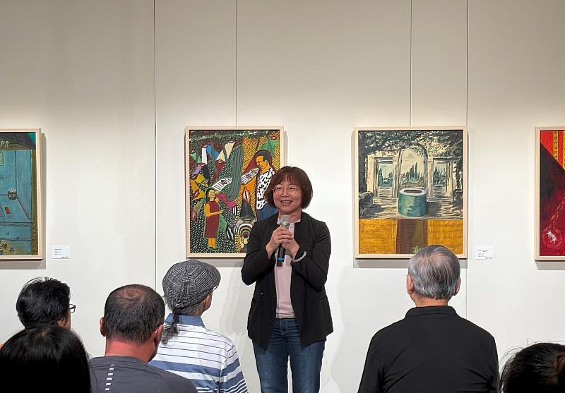 國立臺南生活美學館黃瓊瑩館長致詞