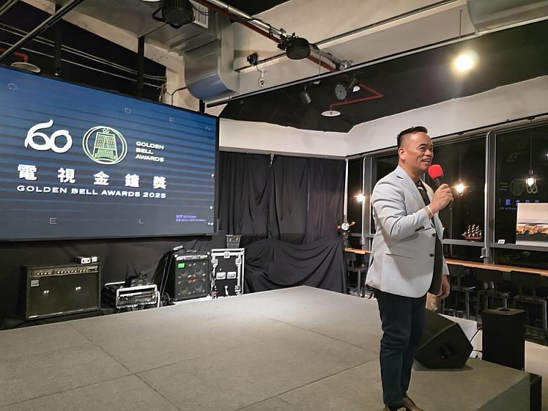 圖3-原文會董事長Maraos瑪拉歐斯表示，今年是原視20週年台慶，而這次原視節目在競爭激烈的競賽中，一舉入圍金鐘8項，榮獲2項大獎，就是對原視和部落族人最佳的禮物。圖-原文會提供