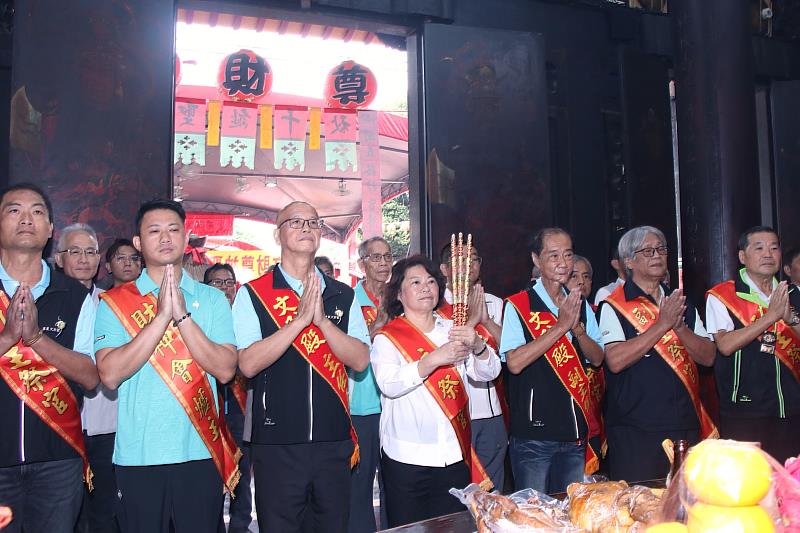 黃敏惠市長擔任主祭官 祝壽文財尊神