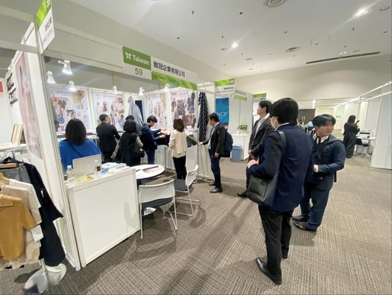 圖二、致冠企業參加2024年大阪展PANTEXTILES攤位。